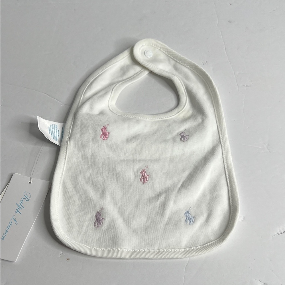 Ralph Lauren Baby Bib - Picture 2 of 6